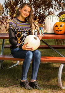 Day of the Dead Dancing Skeletons `Ch Halloween Sweater | q ǂ RXv ߑ  킢 Cxg   w| \ IV nEC p[eB JCC w LbY 
