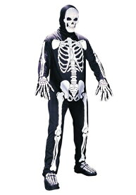大人用 Skeleton Jumpsuit コスチューム メンズ コスプレ 衣装 男性 仮装 男性用 イベント パーティ 学芸会 ギフト プレゼント