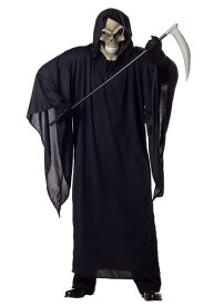 大きいサイズ Men's Grim Reaper コスチューム メンズ コスプレ 衣装 男性 仮装 男性用 イベント パーティ 学芸会 ギフト プレゼント