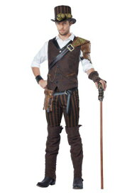 大人用 Steampunk Adventurer コスチューム メンズ コスプレ 衣装 男性 仮装 男性用 イベント パーティ 学芸会 ギフト プレゼント