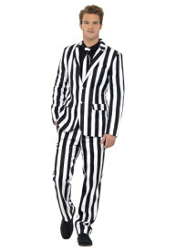 Men's Humbug Striped Suit メンズ コスプレ 衣装 男性 仮装 男性用 イベント パーティ 学芸会 ギフト プレゼント