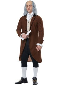 Benjamin Franklin Men's コスチューム メンズ コスプレ 衣装 男性 仮装 男性用 イベント パーティ 学芸会 ギフト プレゼント