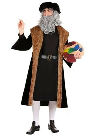 Leonardo da Vinci コスチューム for Men | メンズ コスプレ 衣装 大人 男性 仮装 おしゃれ かっこいい イベント 飾り おもしろ 披露宴 オシャレ ハロウイン パーティ 忘年会 ギフト プレゼント