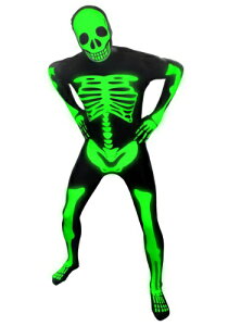 Mens Glow Skeleton Morphsuit RX`[ Y RXv ߑ j  jp Cxg p[eB w| Mtg v[g