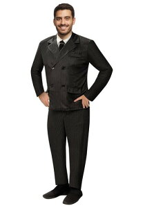 Addams Family Gomez Men's 大きいサイズ コスチューム | メンズ コスプレ 衣装 大人 男性 仮装 おしゃれ かっこいい イベント 飾り おもしろ 披露宴 オシャレ ハロウイン パーティ 忘年会 ギフト プ