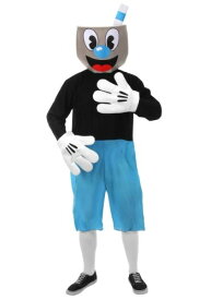 Adult's Mugman コスチューム メンズ コスプレ 衣装 男性 仮装 男性用 イベント パーティ 学芸会 ギフト プレゼント