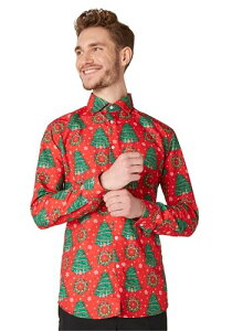 Men's Suitmeister Christmas Trees bh Shirt Y RXv ߑ j  jp Cxg p[eB w| NX}X Mtg NX}XMtg