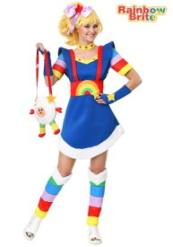 Rainbow Brite 大人用 コスチューム レディース コスプレ 衣装 女性 仮装 女性用 イベント パーティ 学芸会 ギフト プレゼント