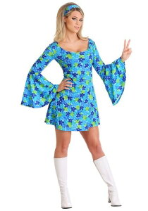 Women's Wild Flower 1970N fBXR Dress 傫TCY RX`[ fB[X RXv ߑ   p Cxg p[eB w| Mtg v[g