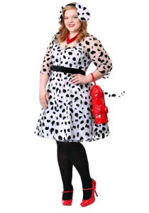 Women's 傫TCY Dressy Dalmatian RX`[ fB[X RXv ߑ   p Cxg p[eB w| Mtg v[g