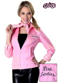 Authentic Grease 大きいサイズ Pink Ladies Jacket コスチューム レディース コスプレ 衣装 女性 仮装 女性用 イベント パーティ 学芸会 ギフト プレゼント