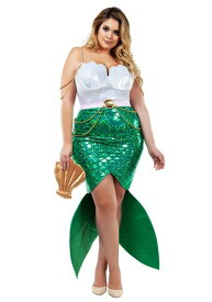 大きいサイズ Women's Alluring Sea Siren マーメイド 人魚 コスチューム レディース コスプレ 衣装 女性 仮装 女性用 イベント パーティ 学芸会 ギフト プレゼント