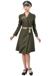 Women's Pin Up Military Captain �R�X�`���[�� ���f�B�[�X �R�X�v�� �ߑ� ���� ���� �����p �C�x���g �p�[�e�B �w�|�� �M�t�g �v���[���g