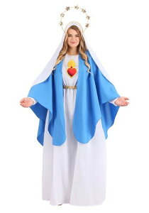 Women's 大きいサイズ Nativity Mary コスチューム レディース コスプレ 衣装 女性 仮装 女性用 イベント パーティ 学芸会 ギフト プレゼント