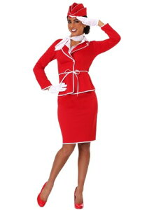 Womens First Class Flight Attendant �R�X�`���[�� ���f�B�[�X �R�X�v�� �ߑ� ���� ���� �����p �C�x���g �p�[�e�B �w�|�� �M�t�g �v���[���g