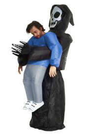 Adult's Inflatable Grim Reaper Pick Me Up コスチューム メンズ コスプレ 衣装 男性 仮装 男性用 イベント パーティ 学芸会 ギフト プレゼント