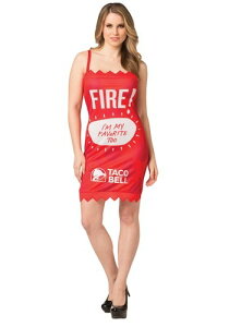 Womens Fire Taco Bell Sauce Packet Taco Bell �R�X�`���[�� ���f�B�[�X �R�X�v�� �ߑ� ���� ���� �����p �C�x���g �p�[�e�B �w�|�� �M�t�g �v���[���g