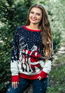 lp Vintage T^ & Reindeer Ugly NX}X Z[^[ Y RXv T^RX T^N[X giJC ߑ j  jp Cxg p[eB w| Mtg NX}XMtg
