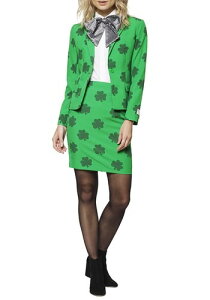 Opposuit St. Patrick's ���̎q Women's Suit ���f�B�[�X �R�X�v�� �ߑ� ���� ���� �����p �C�x���g �p�[�e�B �w�|�� �M�t�g �v���[���g