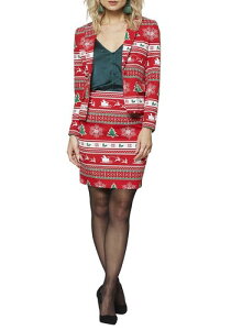 Women's Winter Wonderland Opposuit. ���f�B�[�X �R�X�v�� �ߑ� ���� ���� �����p �C�x���g �p�[�e�B �w�|�� �M�t�g �v���[���g
