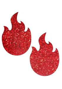 bh Glitter Flame Pasties from Pastease | RXv ߑ   낢 Cxg p[eB \ fR[V { ANZT[ Y fB[X q  킢 Mtg
