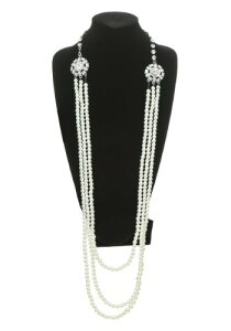 Pearl and Rhinestone �t���b�p�[ Necklace �n���E�B�� �R�X�v�� �ߑ� ���� ������ �������낢 �C�x���g �p�[�e�B �n���E�B�[�� �w�|�� �w���� �w�|�� �V���[ ���V�Y�� �񎟉� �Y�N�� �V�N�� ���}�� ��