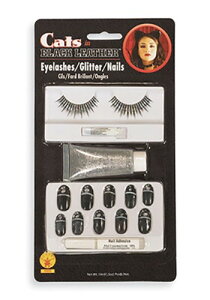 Cat Eyelashes / Nails / Glitter Kit �n���E�B�� �R�X�v�� �ߑ� ���� ������ �������낢 �C�x���g �p�[�e�B �n���E�B�[�� �w�|�� �w���� �w�|�� �V���[ ���V�Y�� �񎟉� �Y�N�� �V�N�� ���}�� ���}�� �o