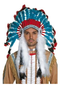 Authentic Western Native American Headdress ハロウィン コスプレ 衣装 仮装 小道具 おもしろい イベント パーティ ハロウィーン 学芸会 学園祭 学芸会 ショー お遊戯会 二次会 忘年会 新年会 歓迎会 送迎会 出し物 余興 誕生日 発表会