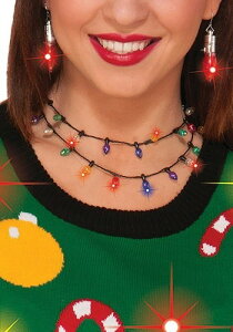 Christmas Lights Necklace | RXv ߑ   낢 Cxg p[eB \ fR[V { ANZT[ Y fB[X q  킢 Mtg v[g
