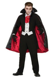 The Count ヴァンパイア 吸血鬼 コスチューム ハロウィン メンズ コスプレ 衣装 男性 仮装 男性用 イベント パーティ ハロウィーン 学芸会 学園祭 学芸会 ショー お遊戯会 二次会 忘年会 新年会 歓迎会 送迎会 出し物 余興 誕生日 発表会