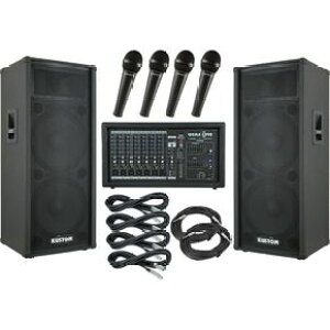 �M�A ���� Gear One PA2400 Kustom KPC215H PA Package ���C�u�T�E���h �X�s�[�J�[