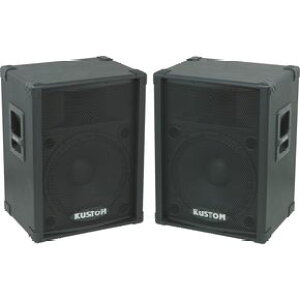 JX^ Kustom KPC15 15 PA Speaker Cabinet with Horn Pair CuTEh Xs[J[