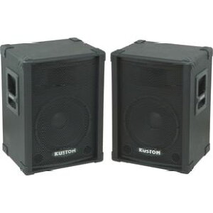 JX^ Kustom KPC12 12 PA SPeaker Cabinet with Horn Pair CuTEh Xs[J[