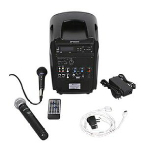 Av{bNX Amplivox Ampli-A9520 iPod Portable PA Black CuTEh Xs[J[