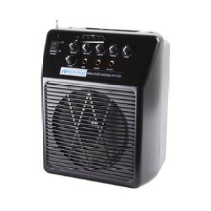 �A���v���{�b�N�X Amplivox Wireless Rechargeable Mity-Vox PA System Black ���C�u�T�E���h �X�s�[�J�[