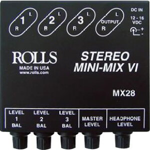 ���[���X Rolls MX28 Mini-Mix VI ���C�u�T�E���h �X�s�[�J�[ �~�L�T�[