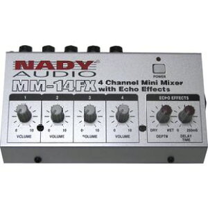 ifB Nady MM-14FX Mini Line Mixer with Effects CuTEh Xs[J[ ~LT[