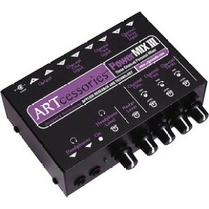 ART PowerMIX III - 3 Channel Personal Mixer ���C�u�T�E���h �X�s�[�J�[ �~�L�T�[