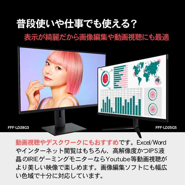楽天市場】ゲーミングモニター 144hz 27インチ HDR対応 PS5 Fast IPS  