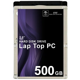 ★6/4 20時から全品ポイント+5倍★ HDD 2.5インチ 500GB SATA 9.5mm厚 内蔵ハードディスク FFF SMART LIFE CONNECTED 旧MARSHAL MAL2500SA-T54