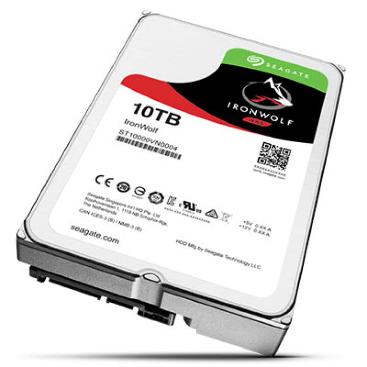 楽天市場】3.5インチ 10TB IronWolf NAS HDD SEAGATE ST10000VN0004 