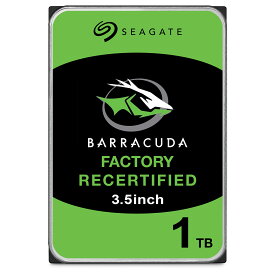 SEAGATE BarraCuda 3.5インチ 1TB HDD デスクトップPC向け 内蔵ハードディスク 7200rpm SATA600 256MB ST1000DM014 メーカーリファービッシュ【整備済み品】