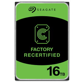 【セール限定価格】HDD 3.5インチ 16TB CMR 512e SEAGATE Exos X16 ST16000NM001G 7200rpm SATA 6Gb/s 256MB 内蔵ハードディスク メーカーリファブ エンタープライズ 正規品【 整備済み品】180日保証