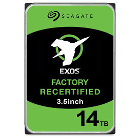 HDD 3.5インチ 14TB SEAGATE Exos ST14000NM003C 7200rpm SATA 6Gb/s 256MB 内蔵ハードディスク メーカーリファブ エンタープライズ 正規品【 整備済み品】180日保証