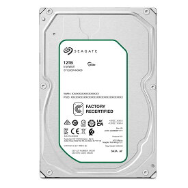 HDD 3.5インチ 12TB NAS SEAGATE IronWolf SATA600 7200rpm 256MB CMR HDD ST12000VN0008 内蔵ハードディスク メーカーリファブ【整備済み品】