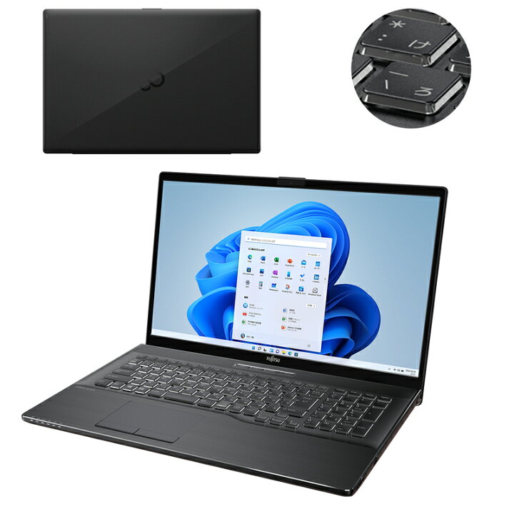 楽天市場】富士通 ノートパソコン 新品 同様 Ryzen 3 8GBメモリ 1TB + 
