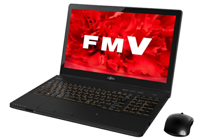 楽天市場】FMV LIFE BOOK AH77/S FMVA77SB(ブラック) + WPS OfficeWin8 