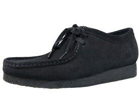 クラークス ワラビー ブーツ CLARKS WALLABEE BOOT BLACK SUEDE LOW ローカット オリジナルス スウェード ブラック メンズモデル