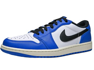 NIKE AIR JORDAN 1 RETRO LOW OG iCL GA W[_ 1 [ WHITE/BLACK GAME ROYAL Q[C