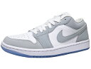 WMNS AIR JORDAN 1 LOW ナイキ ウィメンズ エア ジョーダン 1 ロー WHITE/WOLF GREY 白 ウルフグレー